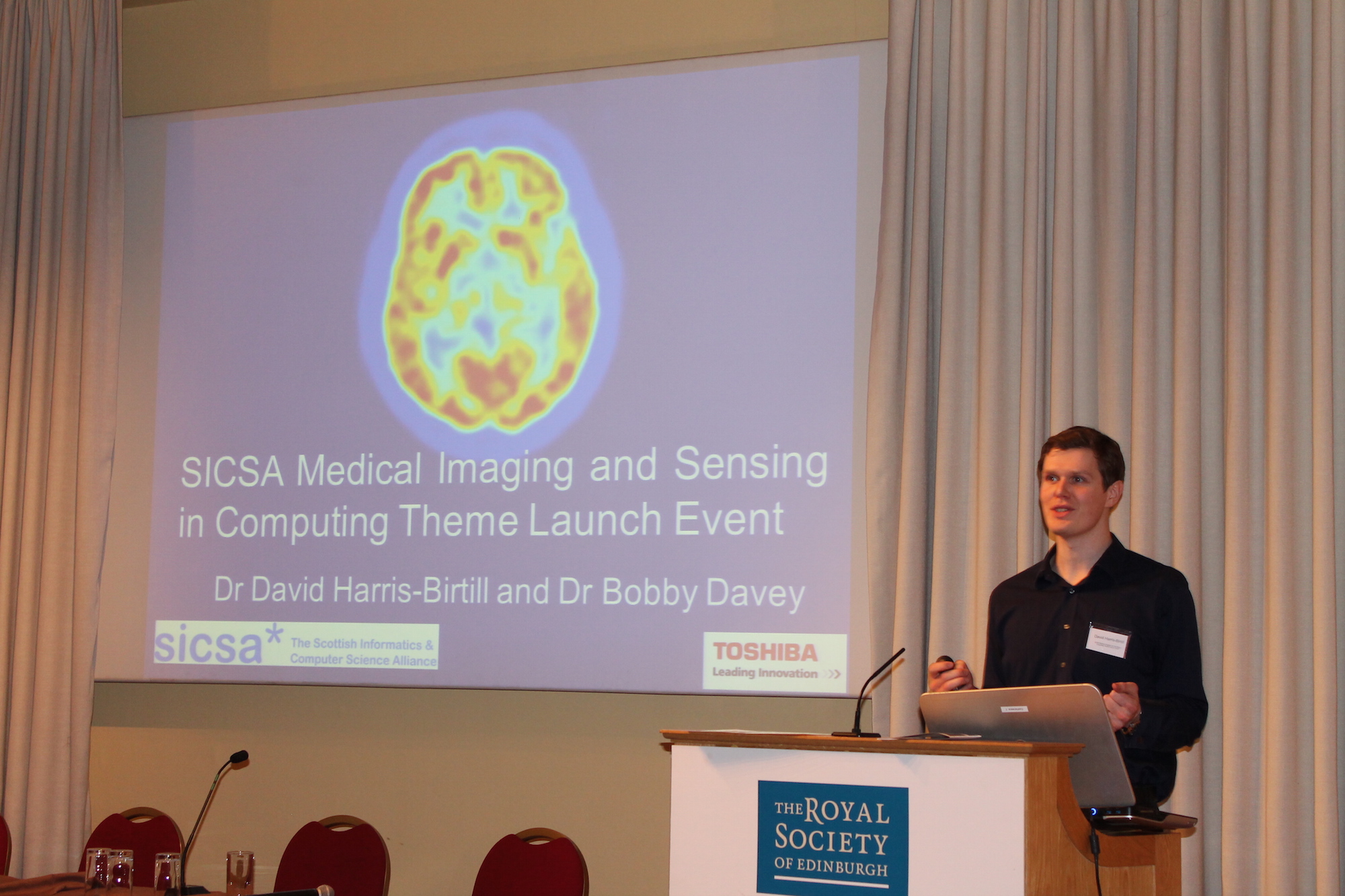 David Harris-Birtill Launching SICSA Medical Imaging and Sensing Theme
